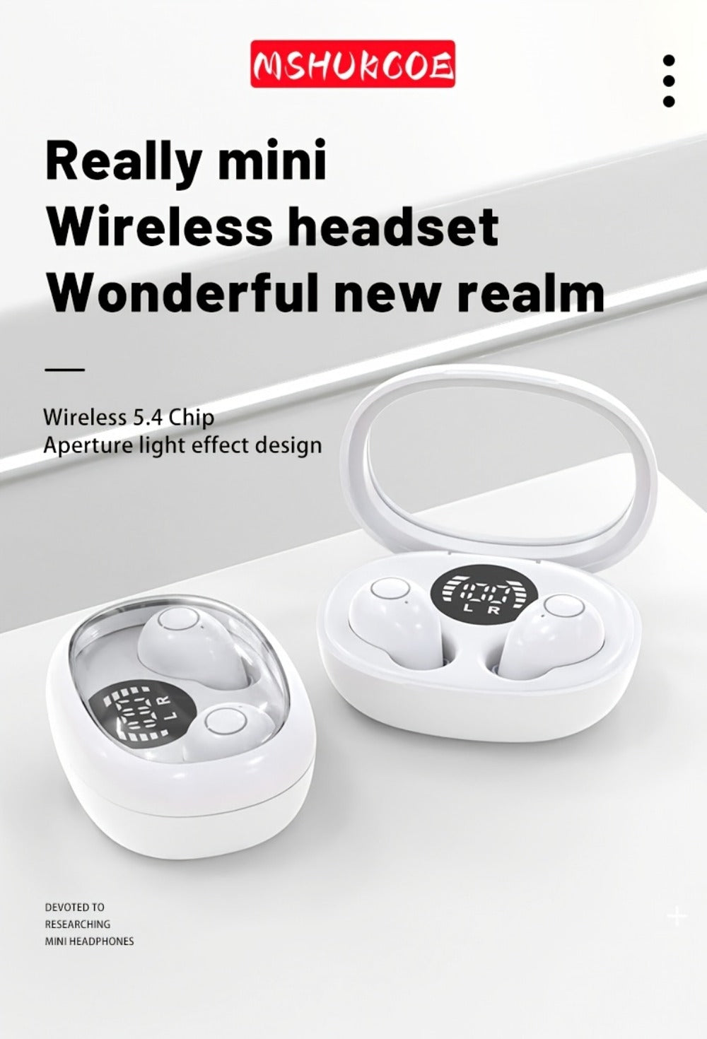 Invisible Sleep Earbuds Bluetooth 5.4 Mini Ultra Compact True Wireless for an Everyday Personal Care Routine