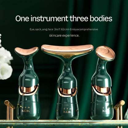 Facial Massager 3-in-1 with Interchangeable Heads for Face Neck Eyes for Home or Salon Spa Use