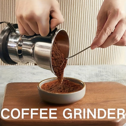 Electric Coffee Grinder 300W 4-Blade Stainless Steel Spice Nut Bean Grinder 400g 14oz Deepen for Entryways, Bedrooms and Living Spaces