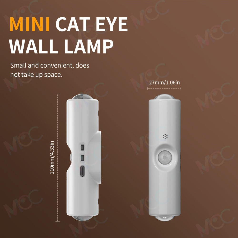 LED Magnetic Night Light Dual Voice & Motion Sensor, 9 Colors Dimmable, 665mAh Battery, Drill-Free Magnetic Install for Hallway