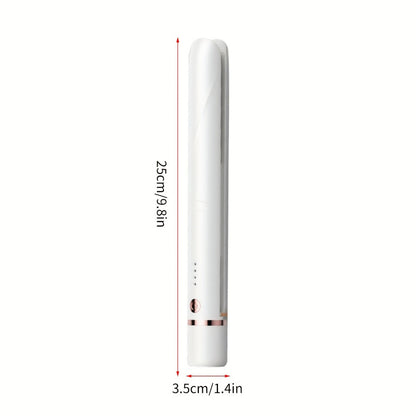 Wireless Hair Straightener and Curling Iron 2-in-1 Ceramic Cordless Hair Styler USB-C for Home, Travel and Salon Hair Styling