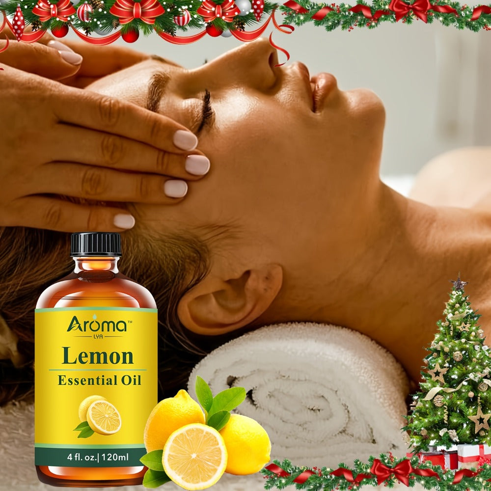 Essential Oil 115ml Multi-Scent Dropper Selection with Peppermint, Frankincense, Lemon, Rum or Cologne