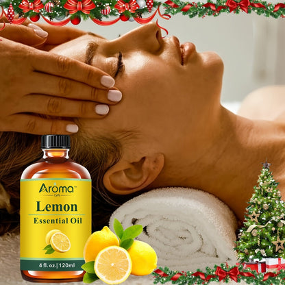 Essential Oil 115ml Multi-Scent Dropper Selection with Peppermint, Frankincense, Lemon, Rum or Cologne