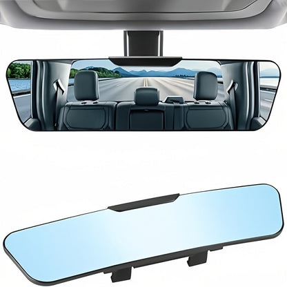 Anti-Glare Rearview Mirror 12" Wide Angle Panoramic – Universal Clip-On Convex Mirror for Car, SUV & Truck