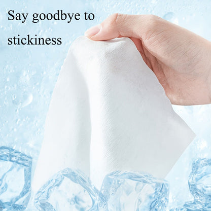 No-Rinse Disposable Bath Wipes 100pcs Large 11.81in - Foaming Body Cleansing Cloths Soap for Bath Time, Home Spa and Personal Care