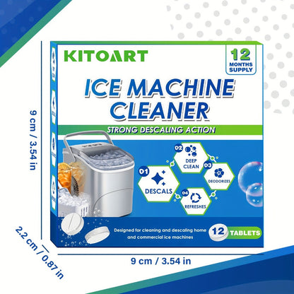 Ice Maker Cleaning Tablets Descaler 12/24/36 Pack for Entryways, Bedrooms and Living Spaces