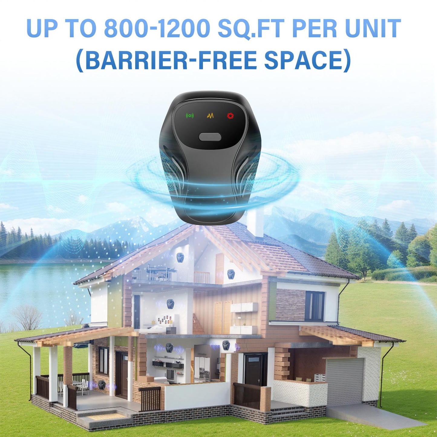 Ultrasonic Pest Repeller Plug In, Dual Speaker Rodent Indoor, Electronic Mouse Rat Insect Ant