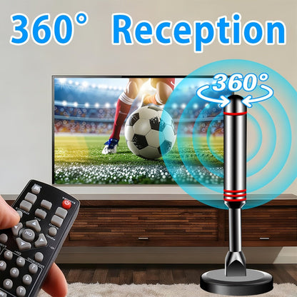 Amplified TV Antenna 150 Mile Range Indoor Outdoor, 8K 4K 1080P HD Digital Antenna, Free Local Channels ABC CBS NBC FOX PBS