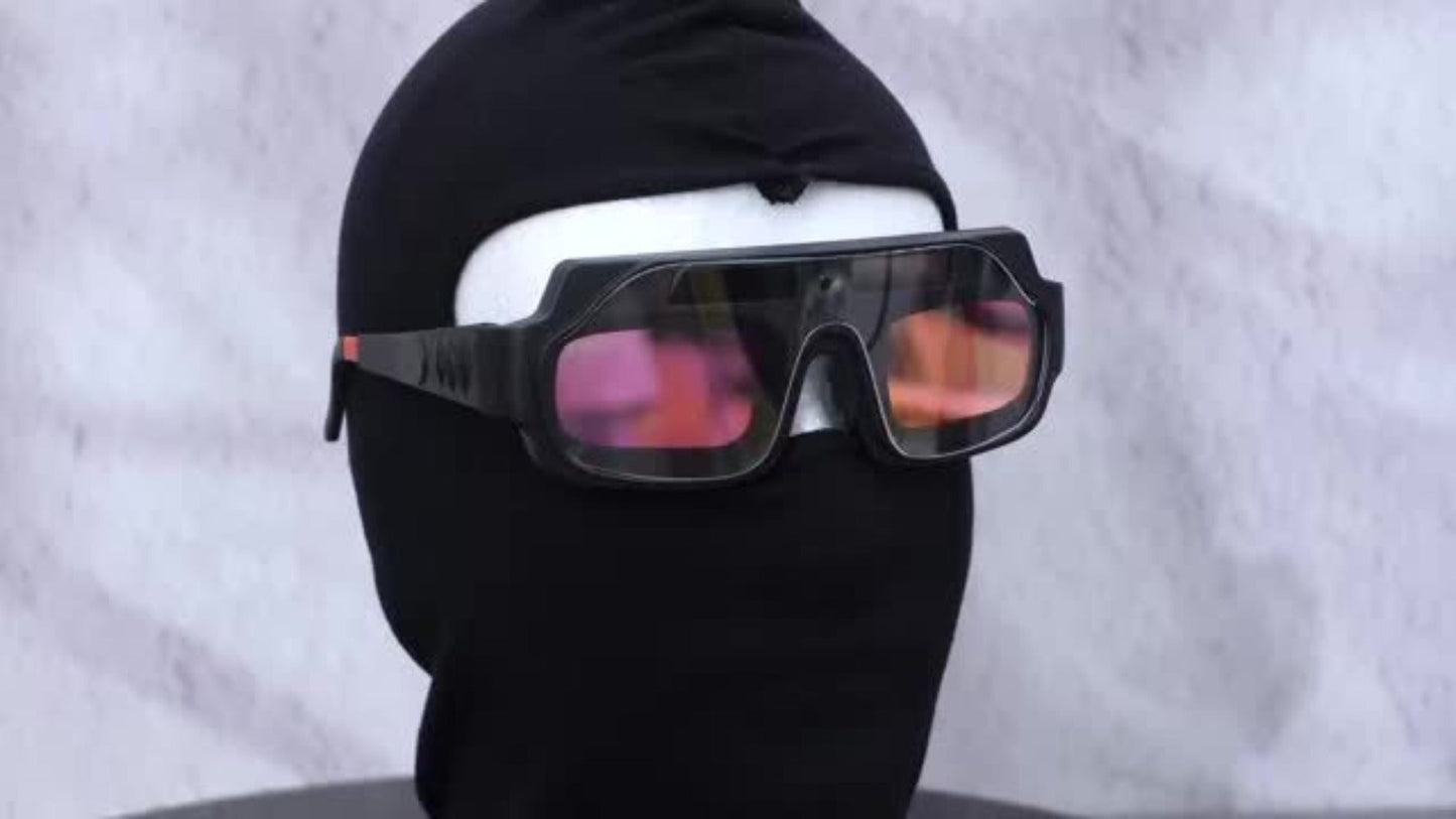 Auto-Darkening Welding Goggles True Color Lens – Anti-Glare Safety Glasses for TIG MIG MMA Plasma Welding