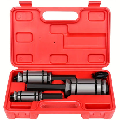 Pipe Expander Spreader Tool Set 3-Piece with 12 O-Rings – 1-1/8" to 3-1/2" Exhaust Muffler Silencer Repair Drop Forged Heat-Treated Steel
