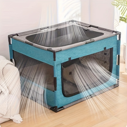 Plastic Pet Whelping Box & Indoor Playpen for Cats, Dogs, Kittens & Puppies, Assembleable, Ventilated