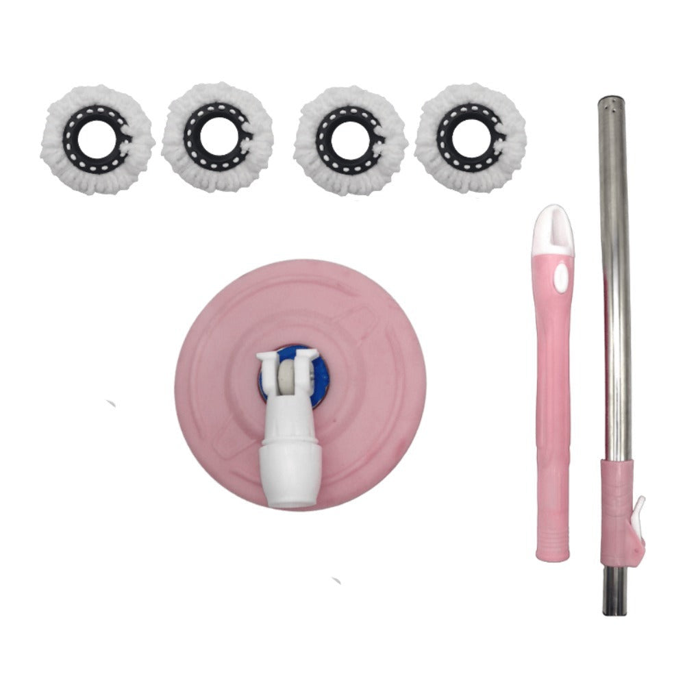 Spin Mop and Bucket with Wringer Set for Entryways, Bedrooms and Living Spaces, with the Listed Configuration