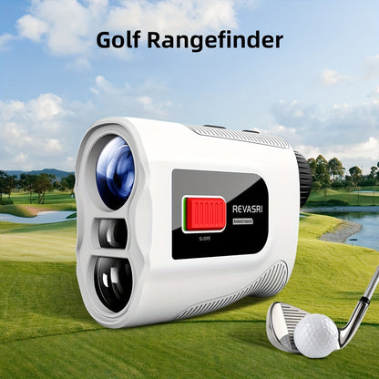Slope Switch Golf Rangefinder 1000 Yard | 6x Magnification Laser Rangefinder with Flag Lock Vibration, Slope Compensation & Magnetic Strip