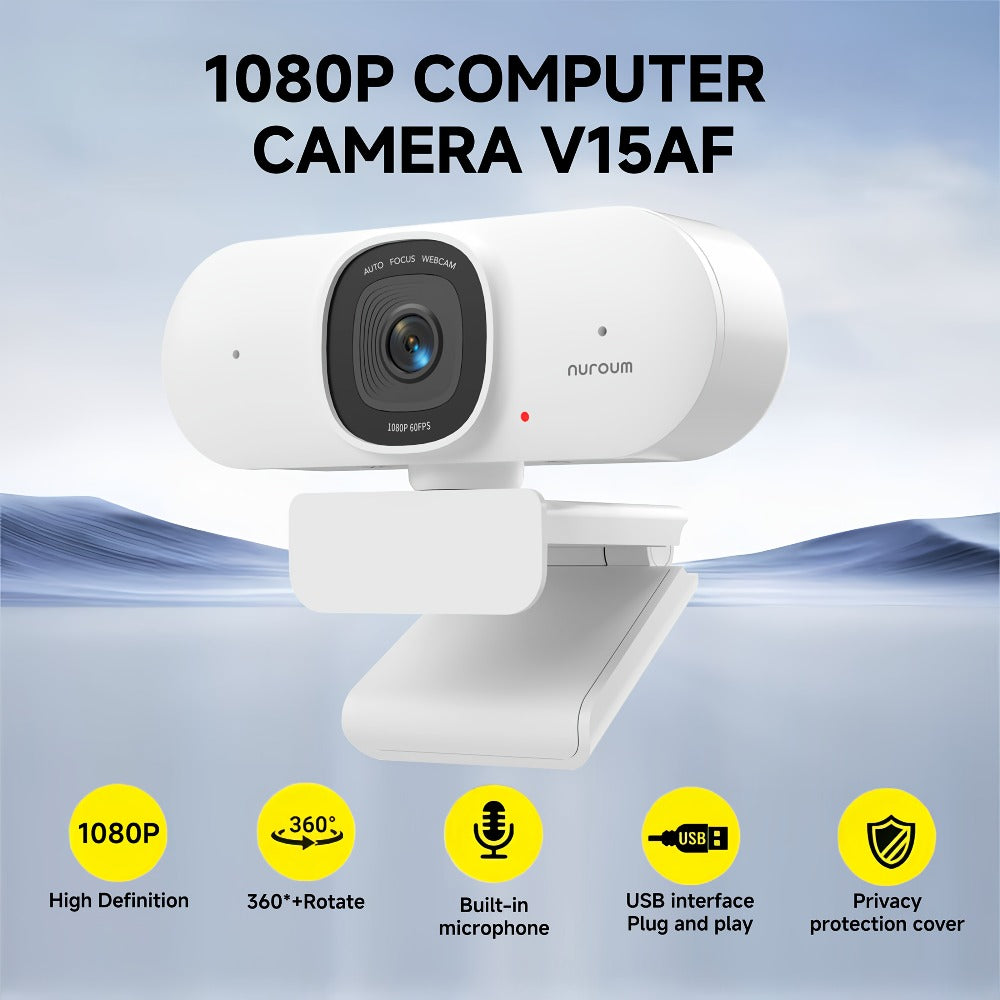 4K Webcam AI Auto Framing True Autofocus with Dual Noise Canceling Mics & 90° FOV for an Everyday Personal Care Routine