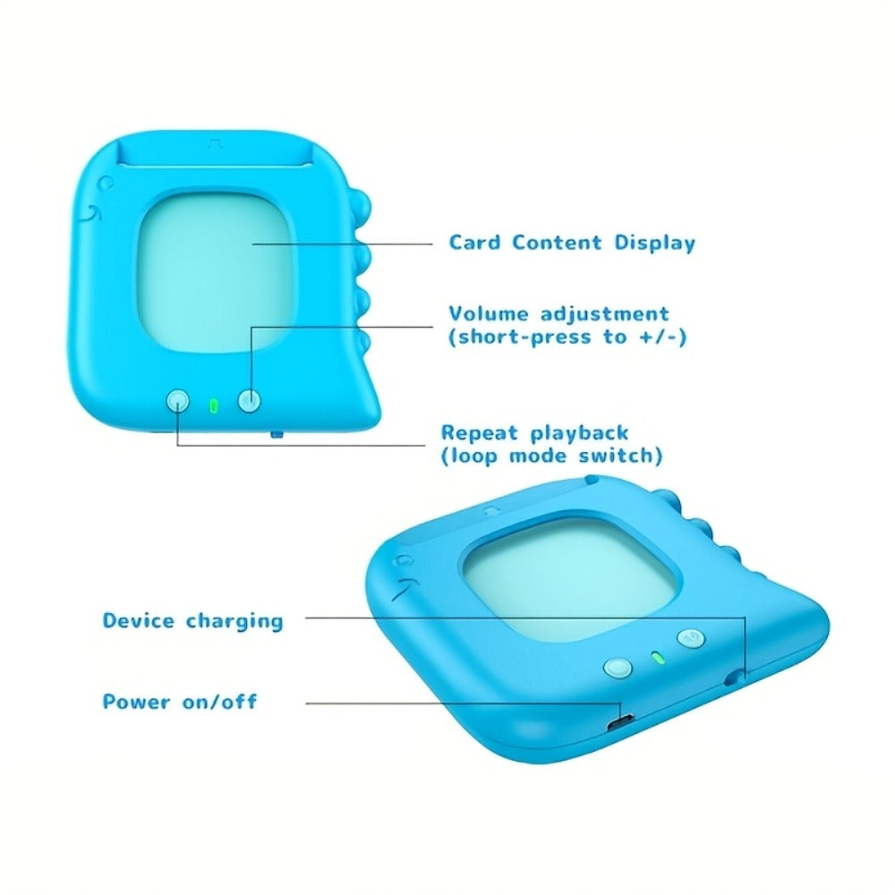 Talking Flash Cards for Kids 224 & 510 Words, Electronic Language Learning Device for Preschoolers Ages 3-6