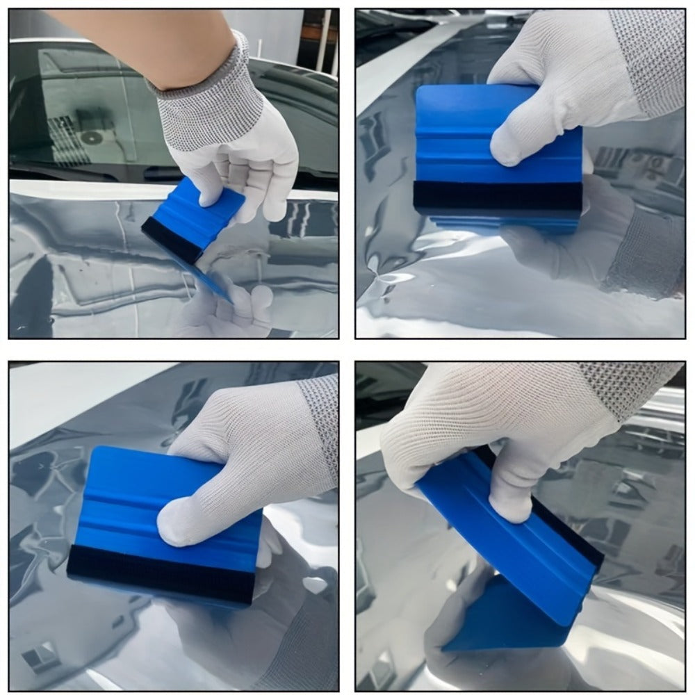 Car Window Tint Film Tool Kit 19/31pcs, Auto Window Film Installation Set with Squeegee Scraper, Plastic & Cowhide Scraper