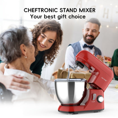 Stand Mixer 4.5 Qt Tilt-Head 500W Electric Kitchen Mixer 6-Speed Multifunctional with Dough for Home Cooking, Dining and Outdoor Meals