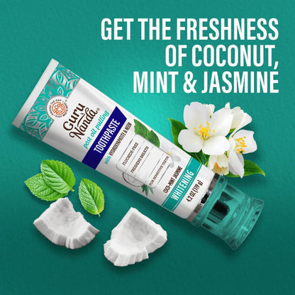 Hydroxyapatite Whitening Toothpaste Fluoride Free, Natural Teeth Whitening for Sensitive Teeth Stain Removal