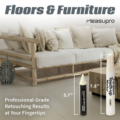 Wood Scratch Kit Furniture Touch Up Markers Scratch Stain Pens for Wood Furniture Tables for Entryways, Bedrooms and Living Spaces