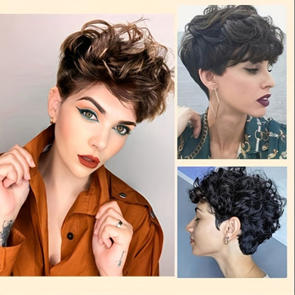 Short Bob Wig Human Hair 6 Inch HD Lace Front Glueless, Pre Plucked Bleached Knots Natural Hairline Ready to Wear