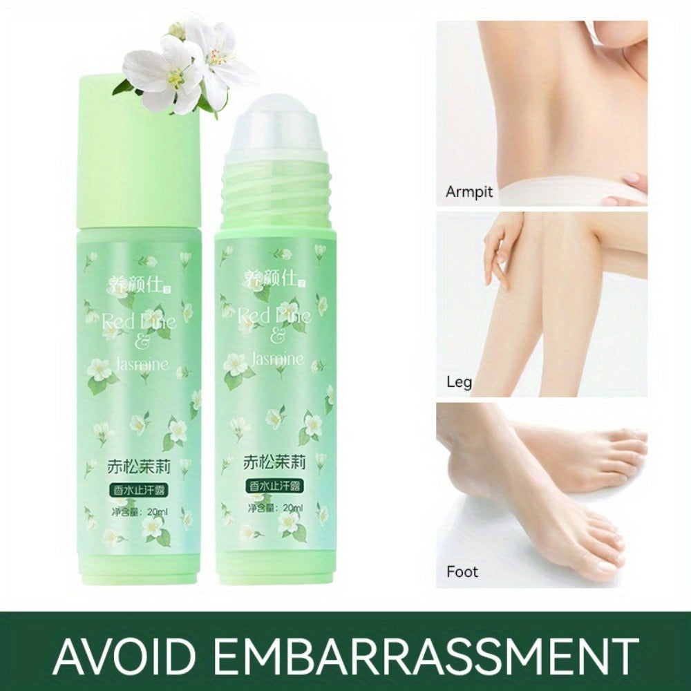 Long Lasting Scented Body Deodorant for Women and Men Non-Greasy Formula – White Peach Champagne Jasmine Blue Rose Scents Fresh Gentle