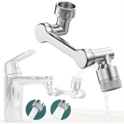 1440° Rotating Faucet Extender Brass Multifunctional 1080° 360° Swivel Robotic Arm Sink for Home Plumbing Maintenance and Repair