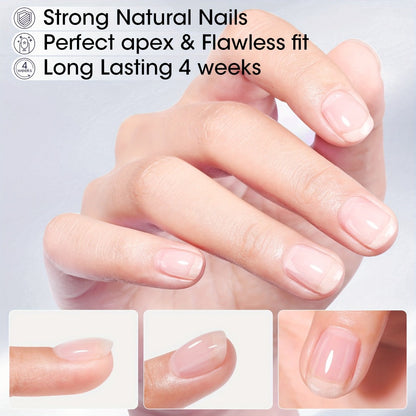 Clear Builder Gel HEMA-Free 5-in-1 2pcs 1.35oz – Nail Extension Strengthener Apex Construction Art Sealing & Repair | Soak-Off UV LED 28+