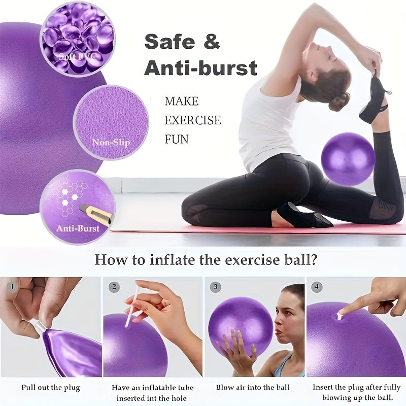 Yoga Pilates Ring Set 8-Piece – TPE Non-Slip Exercise Rings for Flexibility, Strength Training & Body Shaping