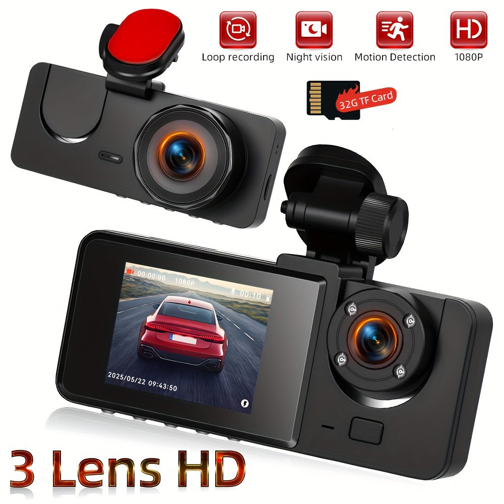 Dash Camera Checkout Options with Wide-Screen Dual-Camera Body or Two-Inch No-WiFi Models Pictured