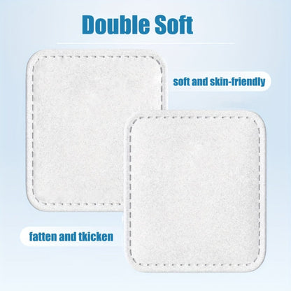 Disposable Square Cleansing Pads 200pcs (2 Boxes x 100) Extra Thick Soft Wet & Dry Facial Pads for Daily Skincare Makeup Removal
