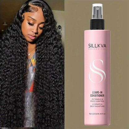 Wig Conditioner Spray with Argan Oil & Vitamin E Leave-In - Sillkva Care for Synthetic & Human Hair Wigs