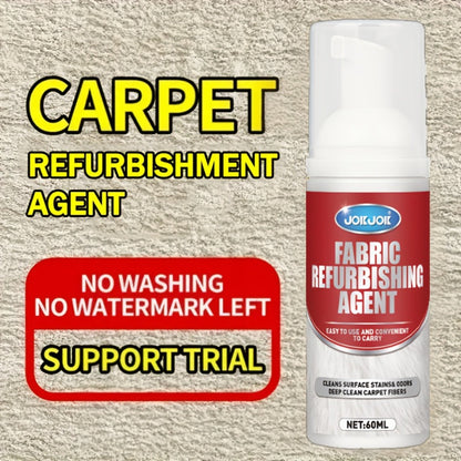Fabric & Upholstery Cleaner Spray 2.03oz with Towel, Deep Stain Remover for Carpet, Sofa & Car Interior