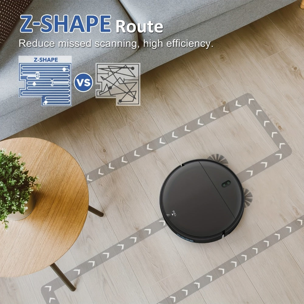 Robot Vacuum Cleaner 5000Pa 3-in-1 Sweep Vacuum Mop with Auto Charging App Voice Control for Entryways, Bedrooms and Living Spaces