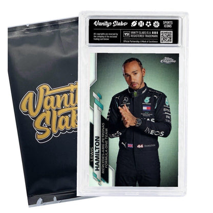 Trading Card Display Slab by Vanity Slabs, Crystal Clear 35pt Card Case + Free Random Trading Card