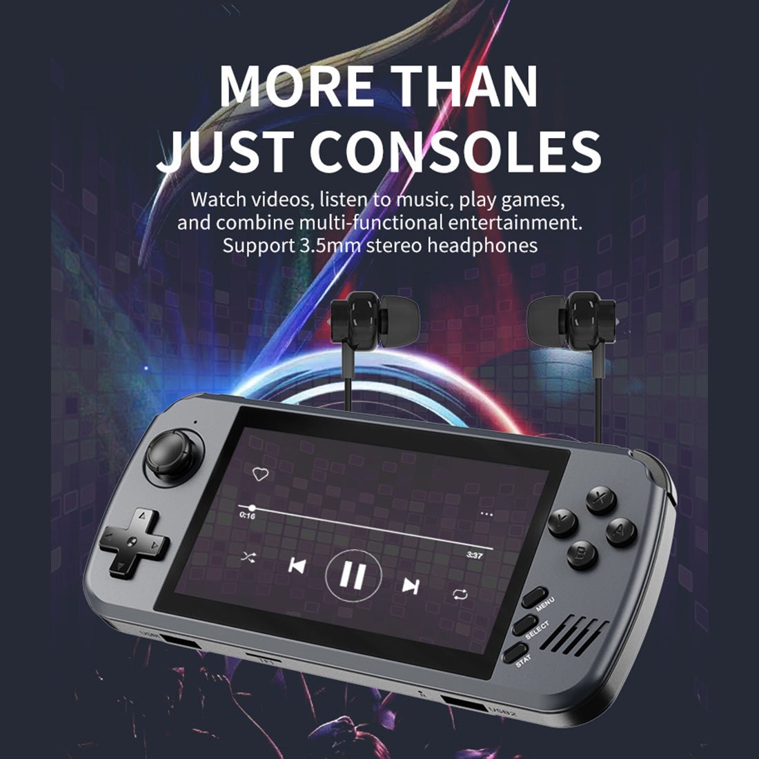 Handheld Game Console Powkiddy X39 PRO with 4.5-Inch IPS HD, 854x480 full-fit screen, 64GB Options, 3000mAh Battery, Linux