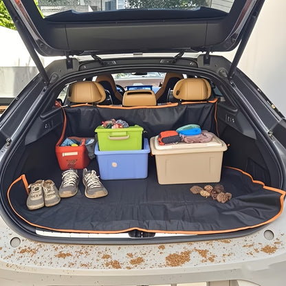 Dog Car Trunk Mat for SUV – 100% Waterproof Oxford Fabric Pet Seat Cover, Fully Enclosed Dirt-Resistant Wear-Resistant Protective Pad
