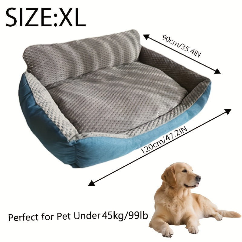 Orthopedic Dog Bed Luxury Extra Large Fluffy Winter Warm Pet Couch, Cat Sofa Kennel Cushion Pad for Small Medium Large Dogs Cats up