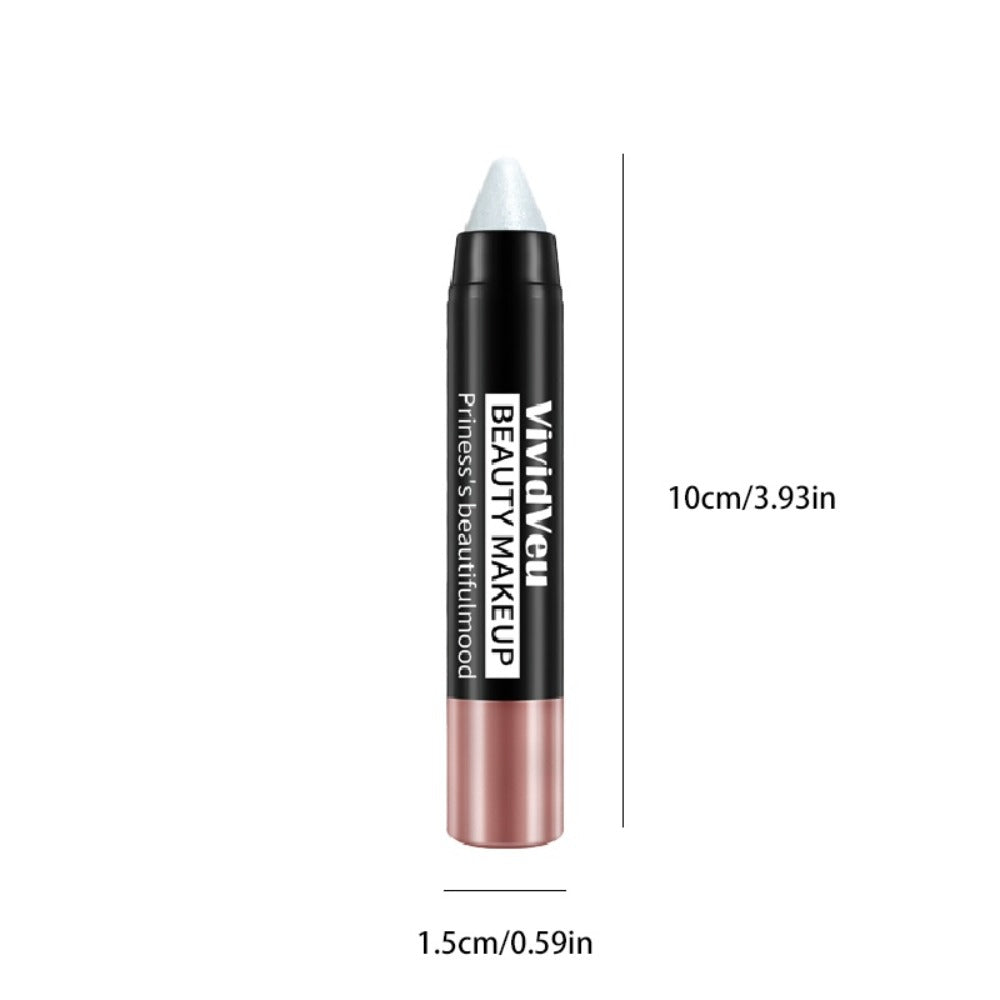 Eyeshadow Sticks 7-Piece Set Pop Color Matte, Easy Apply Smoky Eye Makeup Pencils with Eyebrow Pencil