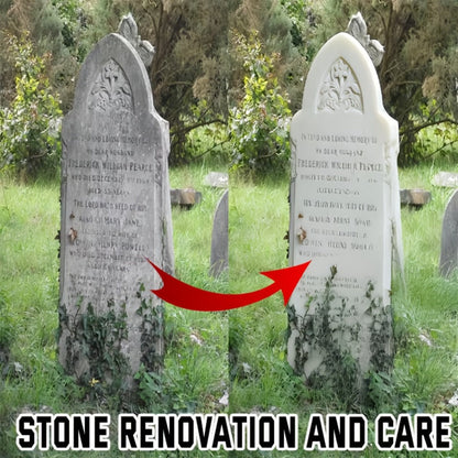 Stone Care Agent for Tombstone Memorial Stone Cleaner Quickly Restores Original Color for Entryways, Bedrooms and Living Spaces