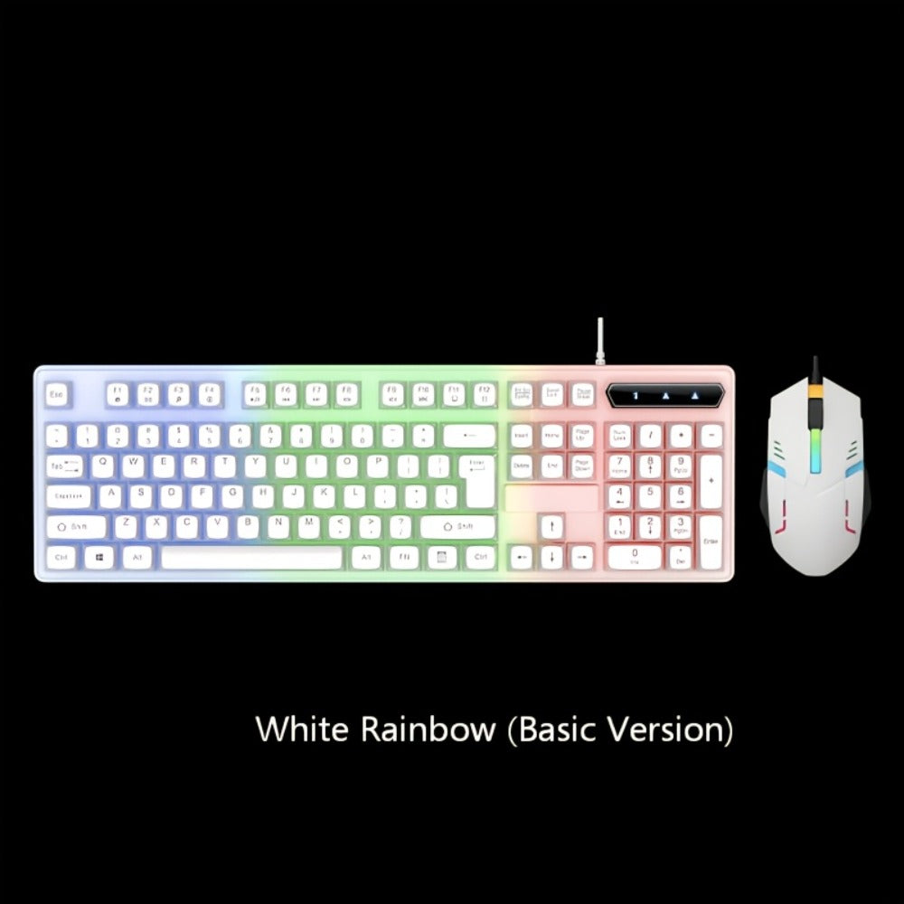 Hot-Swappable Mechanical Keyboard and Mouse Combo 34 Lighting Effects True Mechanical Blue for an Everyday Personal Care Routine