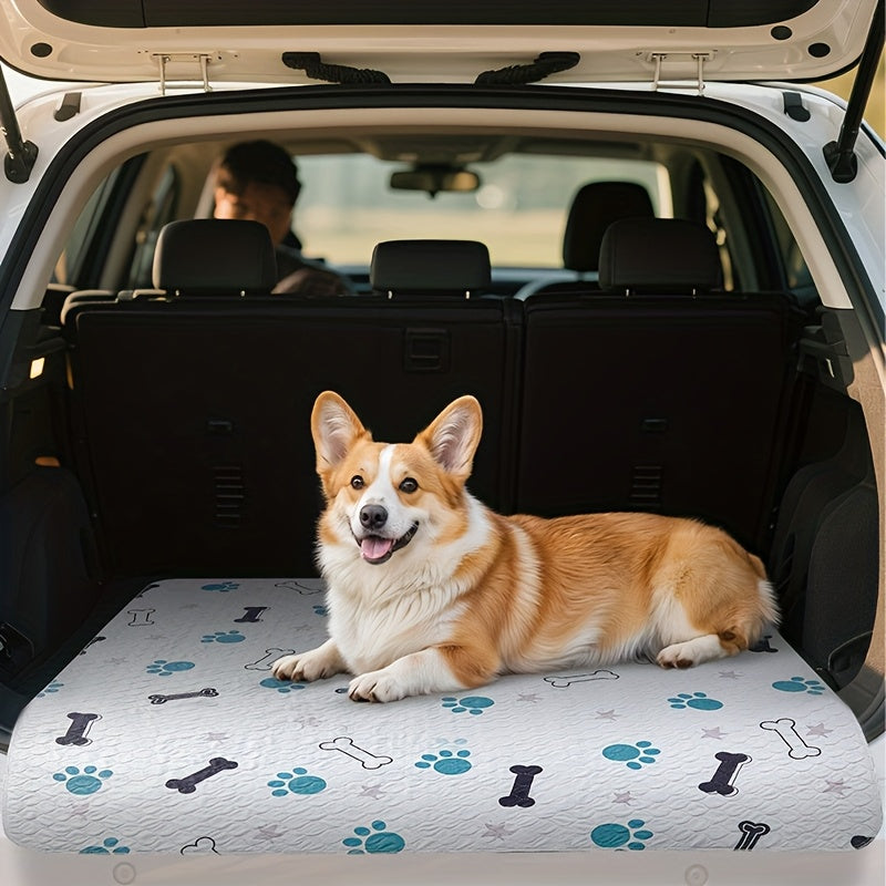 Washable Dog Pee Pads Reusable 4-Layer Absorbent Training Pad – Machine Washable Puppy Pads with Anti-Slip Bottom, Leakproof TPU Coating