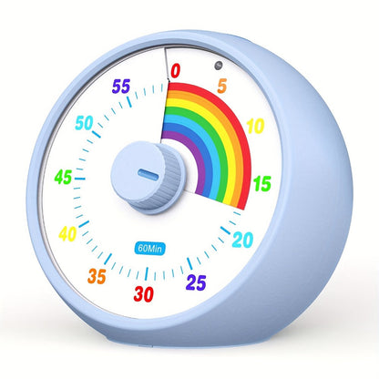 Visual Countdown Timer 60 Minute – Silent Operation Time Management Clock for Classroom, Office, Kitchen & Desktop