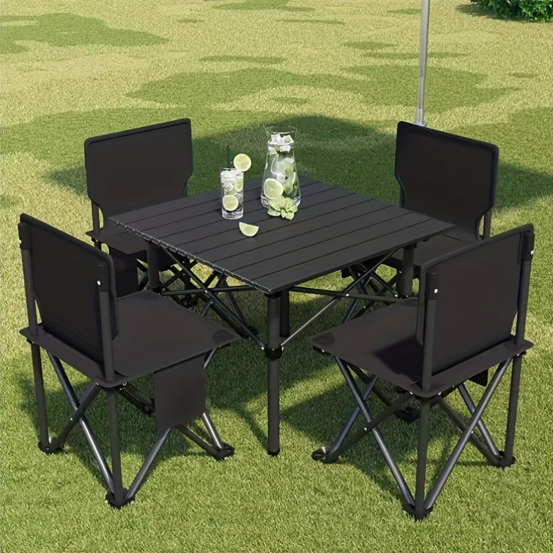 Folding Camping Table with Storage Bag – Large Portable Outdoor Picnic Table for Camping, BBQ, Garden, Backyard & Self-Driving Tours