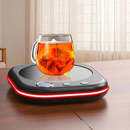 Desktop Coffee Cup Warmer 40W Temperature Display 3 Settings 1- Timer Auto Shut-Off Smart for Entryways, Bedrooms and Living Spaces