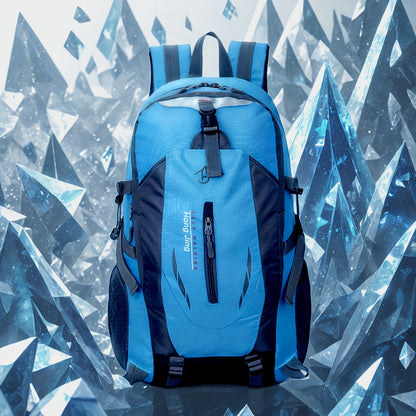 Hiking Backpack 25.8L Outdoor Mountaineering Bag – Large Capacity Travel Sports Rucksack with Torso Adjustment for Trekking, Camping