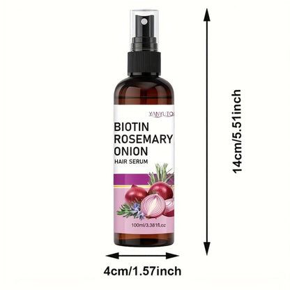 Biotin Rosemary Hair Growth Spray with Onion Extract for Bath Time, Home Spa and Personal Care