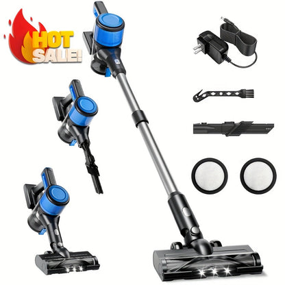 45KPA Cordless Stick Vacuum Cleaner 8-in-1 Rechargeable, Up to 45 Min Runtime Handheld Vacuum for Carpet Pet Hair Hardwood Floor Home