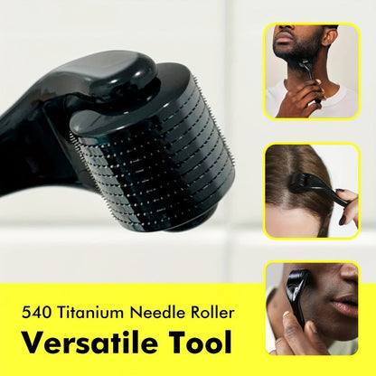 Microneedle Derma Roller 0.25mm 2-Pack for Face Scalp Beard for Bath Time, Home Spa and Personal Care