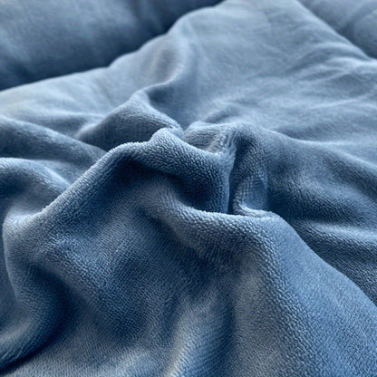 Box-Quilted Solid Comforter in Five Colors with Twin, Full, Queen and King Dimension Options