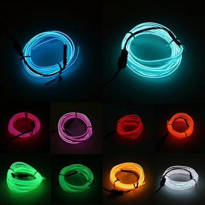 Three-Meter Fiber-Optic Car Interior Ambient Light Strip with App, Remote and Music-Sync Controls
